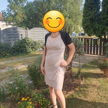 Svijetlo siva haljina