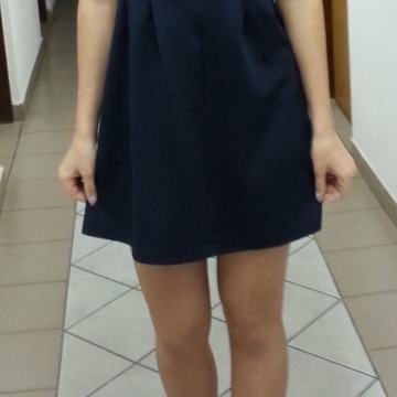 Tamnoplava Calliope haljina