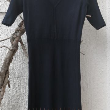 Tamno plava Orsay haljina s volanom