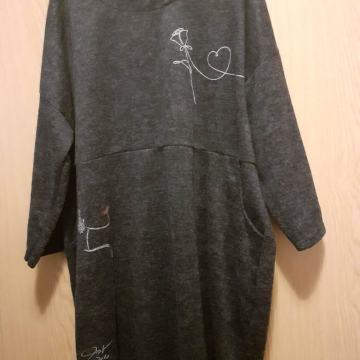 Topla haljina/tunika S-XL