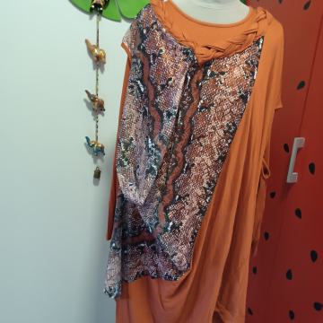 TUNIKA/HALJINA S UZORKOM ZMIJSKE KOŽE