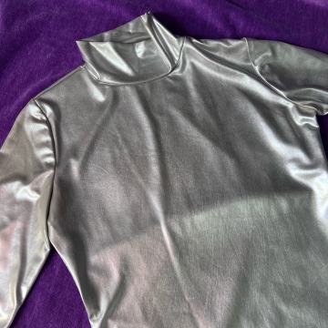 UNIKATNA metalic haljina