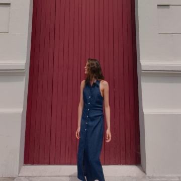 NOVA Zara haljina vel.S 100% lan