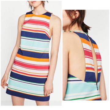 Zara ljetna prugasta haljina, vel.M