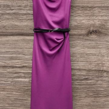 ZARA ljubičasta midi haljina vel S, novo