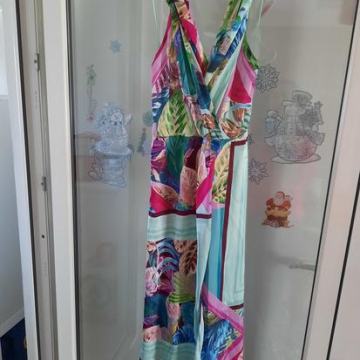 Zara nova satinirana ljetna haljina XS, S, M-NOVO