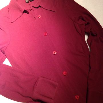 ZARA WOMAN crvena haljina košulja i hlače lagani trapez vintage