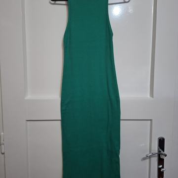 Zara zelena dugačka haljina