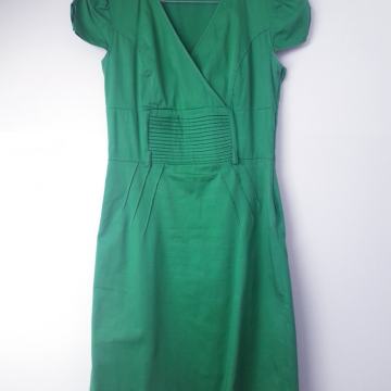 Zelena haljina 38 pamuk