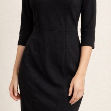 Ženska crna haljina Esprit, vel. M