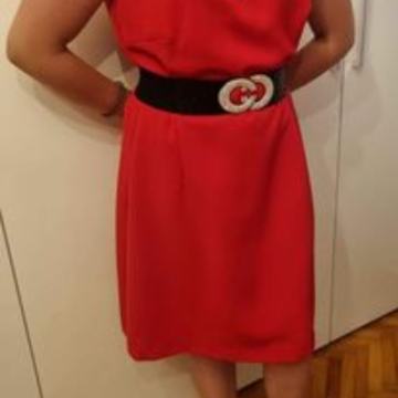 Ženska crvena haljina vel L