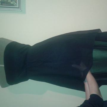 Ženska haljina, crna, veličina 36/38