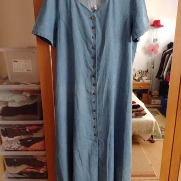 Zenska haljina traper. Broj 44