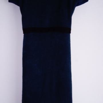 Zimska tamno zelena haljina 38