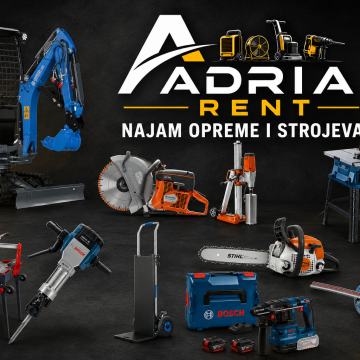 NAJAM OPREME I STROJEVA – KOMPLETNA PONUDA - Trogir, Split, Kaštela