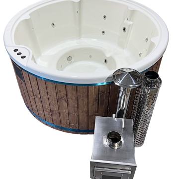 Ri Pool kupka Pearl 200cm - akril - vanjska peć - 100% EU proizvodnja