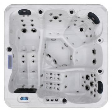 Bazen hidromasažni- jacuzzi  hawaii - bijeli mramor 220x220x95 cm