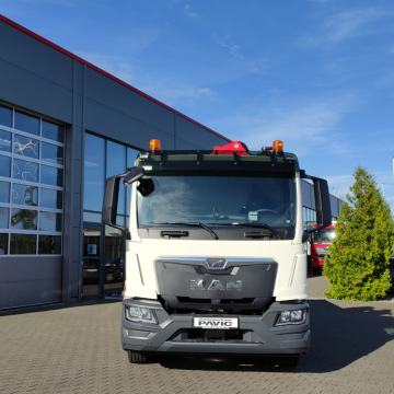 MAN TGM 18.320 4x4 BB kiper kran Meiller/PK