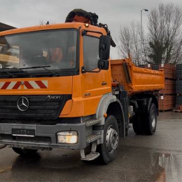 MERCEDES-BENZ AXOR 1828, KIPER - KRAN, 3S MEILLER SANDUK