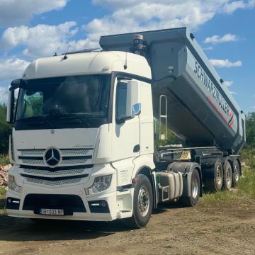 Mercedes Actros Mp4, nova hidraulika, reg godinu, Alcoa..