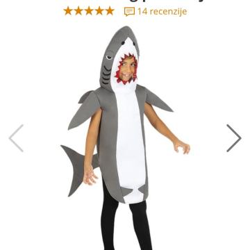 kostim morski pas za djecu 6-7g