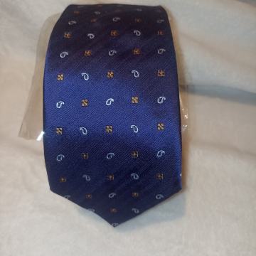 NOVO VAN LINNEN SVILENA KRAVATA tamnoplava MADE IN ITALY