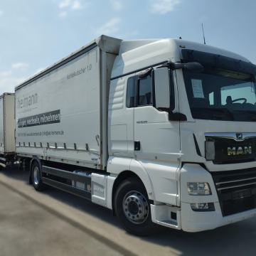 MAN TGX 18.510 4X2 LL + WALTHER prikolica - TANDEM, RAMPA