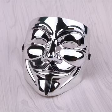 1 kom V-oblikovana maska, V-posrebrena maska, V-Killer maska