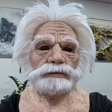 Nova maska ​​djeda, ukras za glavu bijelog starca