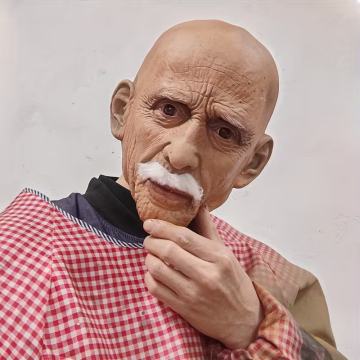 Realistična maska ​​od lateksa za ćelavog starca