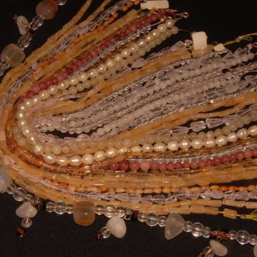 Materijal za izradu nakita , polu dragi kamen , Murano ogrlica