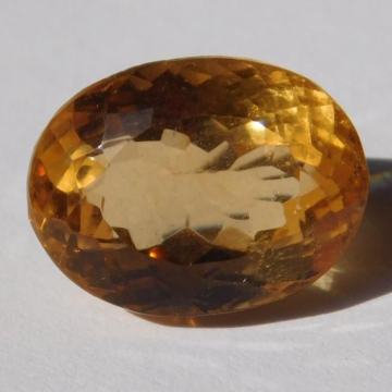 Prirodan 10.47kt brazilski Citrin 14x11x9mm sa kutijom i certifikatom