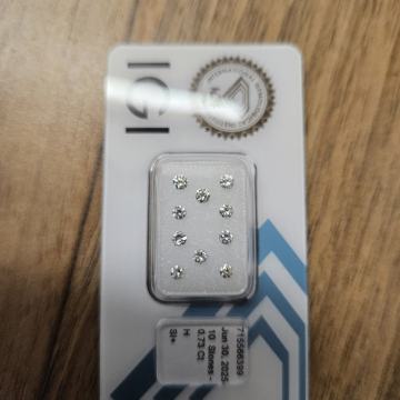 ​SET 10 Prirodnih Dijamanata – Ukupno 0.73 ct, H/SI, IGI