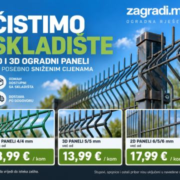 3D panelne ograde 4/4 i 5/5 – RASPRODAJA od 8,99 €