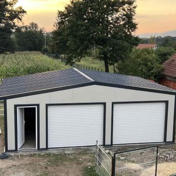 MONTAŽNE GARAŽE - MONTAŽNE HALE 24 - 36 - 50 - 100 + 200 m2 - EL.VRATA