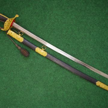 LUKSUZNA FRANCUSKA ČASNIČKA MORNARIČKA SABLJA M 1853