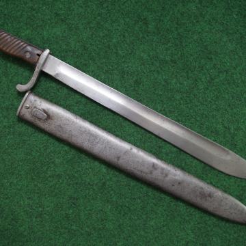 NJEMAČKI WW1 BUTCHER BAJONET M 1898/05 S KORICAMA – R.STOCK & Co.