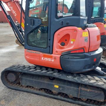 2017 Kubota U55-4, 1650h, TOP stanje, 2 korpe, spreman za rad