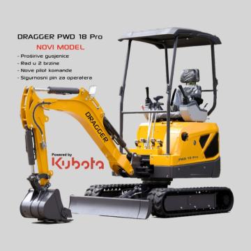 DRAGGER PWD 18 Pro - Bogata oprema - Novi model sa naprednim opcijama