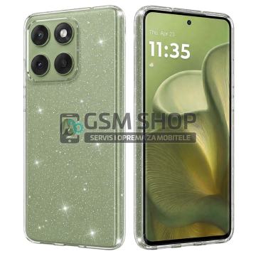 Glitter prozirna TPU maskica za Motorola Edge 60 5G / Edge 60 Fusion 5