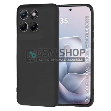 Soft Touch silikonska maskica za Motorola Edge 70 Fusion 5G crna