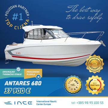 ANTARES 680, YAMAHA 115- 341 radni sat -INCE