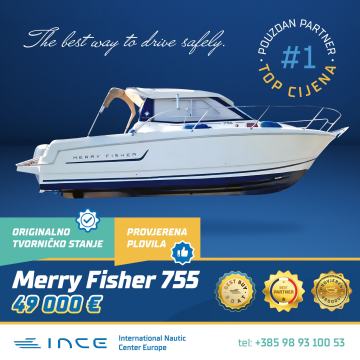 Merry Fisher 755 Honda 150 !!!Prilika!!! - INCE