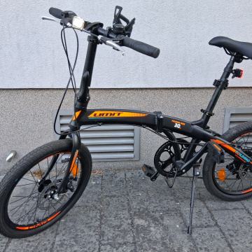 Sklopivi bicikl, crni, 20"