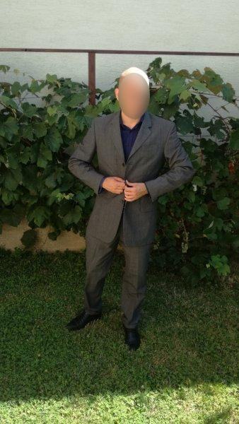 Maturalno odijelo - Calvin Klein (sako + hlače) - jednom nošeno