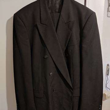 Crno muško odijelo NIK ZAGREB 56 XL kao novo