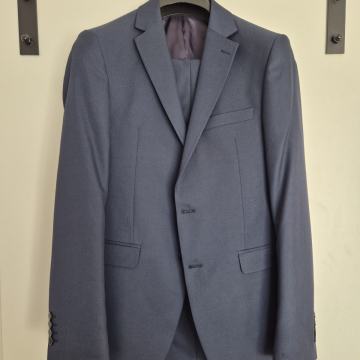 GALILEO muško odijelo GALY Micro Blue Slim veličine 48 M (KAO NOVO!!!)