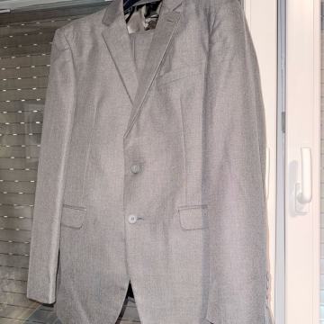 Galileo sivo odijelo komplet + prsluk + dodatne hlace