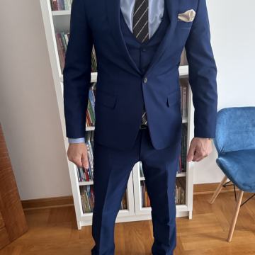 Jeordies Slim Fit Musko Odijelo 10 Plavo Svadbeno Odijelo vel.48