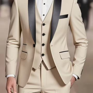 Prekrasno elegantno muško odijelo,uključuje sako,prsluk i hlače